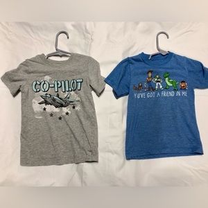 Lot of two short sleeve shirts size 3T